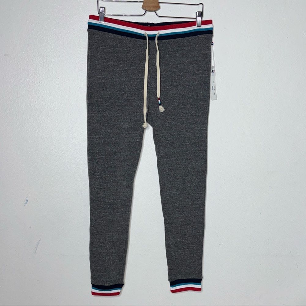 Sol Angeles Heather Jogger Pants, Grey Combo Womens Size Large